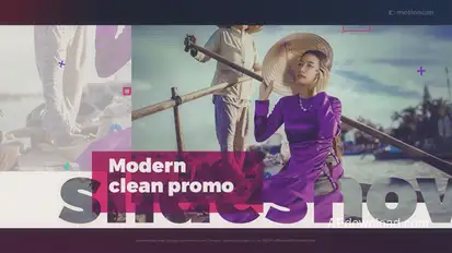 Modern Promo Video Displays template preview