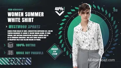 Modern Retro Shopping Video Displays template preview