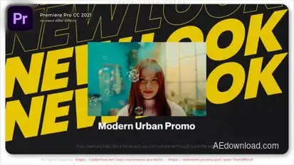 Modern Urban Promo Premiere Pro template preview