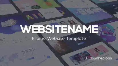 Modern Website Presentation Video Displays template preview