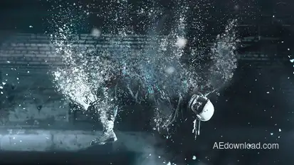 Motion Particles - Photo Toolkit Video Displays template preview