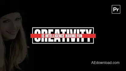 Motion Typography | Premiere Pro Premiere Pro template preview