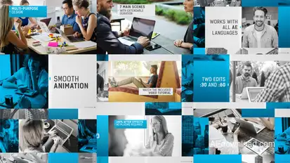 Multi-Purpose Promo Video Displays template preview