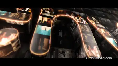 Multi Video Logo Video Displays template preview