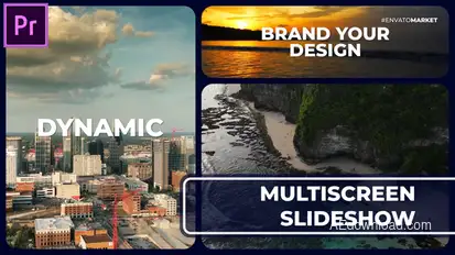 Multiscreen Opener MOGRT for Premier Pro Premiere Pro template preview