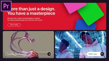 Multiscreen Slideshow Promo MOGRT for Premier Pro Premiere Pro template preview