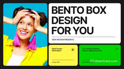 Multiscreen Slideshow Premiere Pro template preview