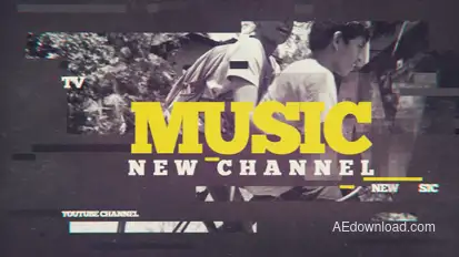 Music Channel Video Displays template preview