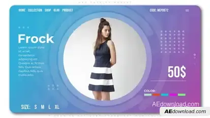 Neo Fashion Market Video Displays template preview