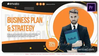New Corporate Slideshow Premiere Pro template preview