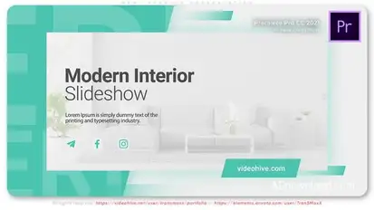 New Interior Presentation Premiere Pro template preview