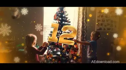 New Year Countdown 2021 Video Displays template preview