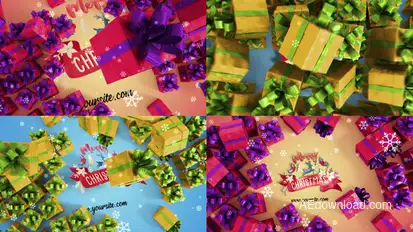 New Year Present For You Premiere Pro template preview