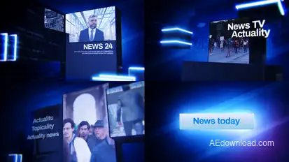 News Openers Premiere Pro template preview