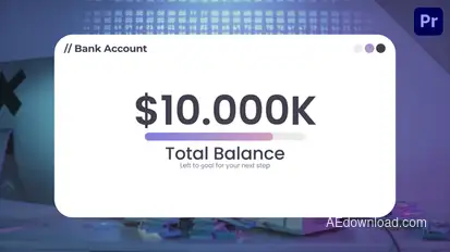 Number Counter | MOGRT Premiere Pro template preview