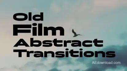 Old Film Abstract Transitions Premiere Pro template preview