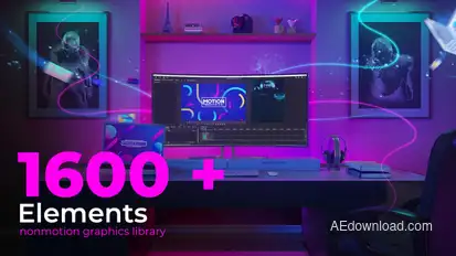 Pack | Nonmotion Graphics Library | Extension for Premiere Pro Premiere Pro template preview