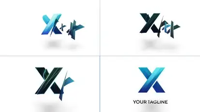 Page Turn Logo Reveal | MOGRT Premiere Pro template preview