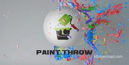 Paint Throw Video Displays template preview