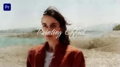 Painting Effect Premiere Pro template preview