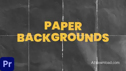 Paper Backgrounds Mogrt Premiere Pro template preview