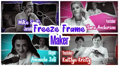 Freeze Frame V2 | MOGRT Premiere Pro template preview