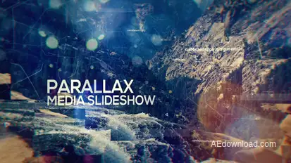 Parallax Media Slideshow Video Displays template preview