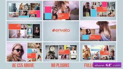 Parallax Video Slide – Videohive Video Displays template preview