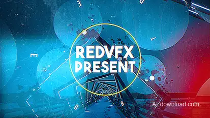 Particle Impressions Video Displays template preview