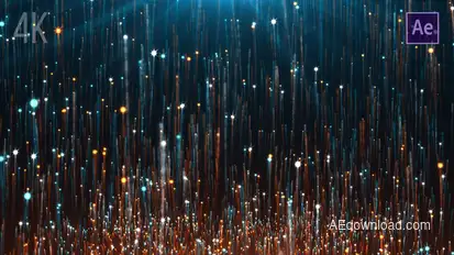 Particles Background Video Displays template preview