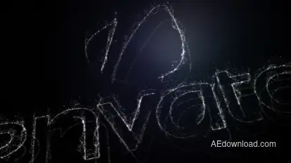 Particular line Logo Reveal Video Displays template preview