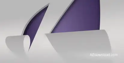 Peel It Logo Reveal Video Displays template preview