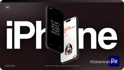 Phone 15 Pro Mockup - 9.0 Premiere Pro template preview