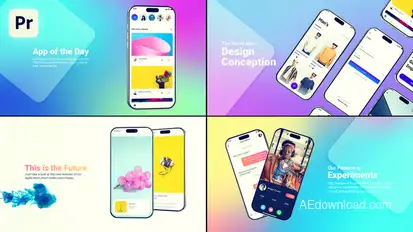 Phone 16 Pro - 3D Mockup Premiere Pro template preview