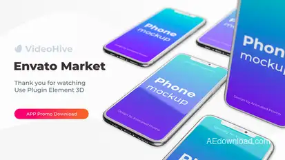 Phone App 11 Pro S20 Ultra App Promo Mockup Video Displays template preview