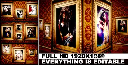 Photo Exhibition Video Displays template preview