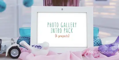 Photo Gallery Intro Pack Video Displays template preview