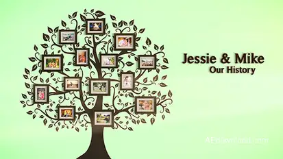 Photo Gallery Love Story Video Displays template preview