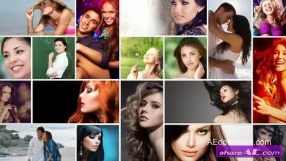 Photo Grid 8159764 – After Effects Project (Videohive) Video Displays template preview