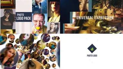 Photo Logo Video Displays template preview