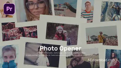 Photo Opener - Photo Intro Premiere Pro template preview