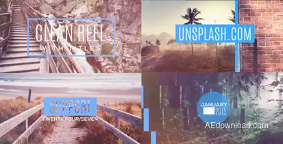 Photo Promo Video Displays template preview