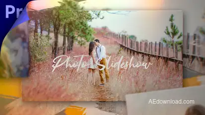 Photo Slideshow - Happy Memories Premiere Pro template preview