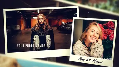 Photo Slideshow | Memories Slideshow | MOGRT Premiere Pro template preview