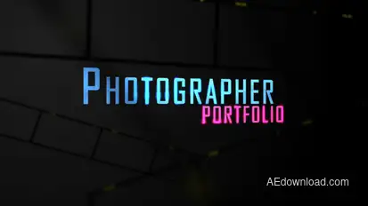 Photographer Portfolio Premiere Pro template preview