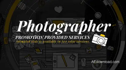 Photographer Promo Video Displays template preview