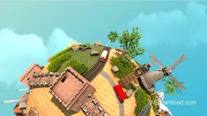 Planet Travel Video Displays template preview