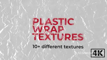 Plastic Wrap Textures Premiere Pro template preview
