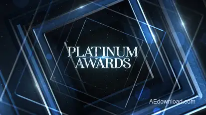 Platinum Awards Video Displays template preview