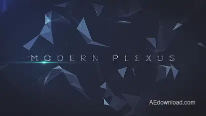 Plexus Titles Video Displays template preview